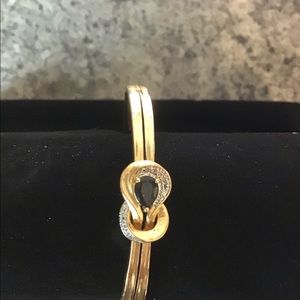 Sapphire gold bracelet